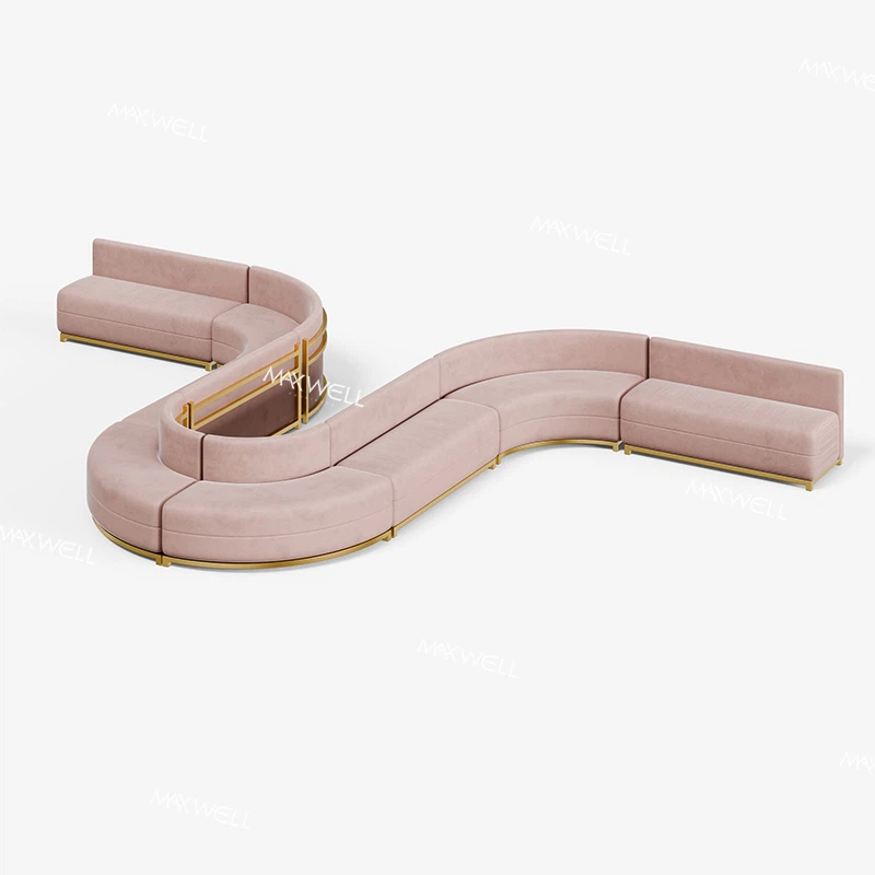 Prabangi vestuvių aksomo sofa